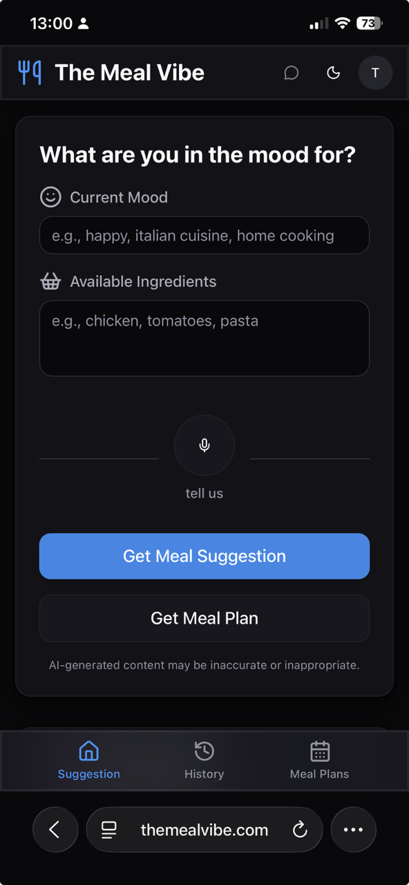 Can't decide? Let your vibe decide.