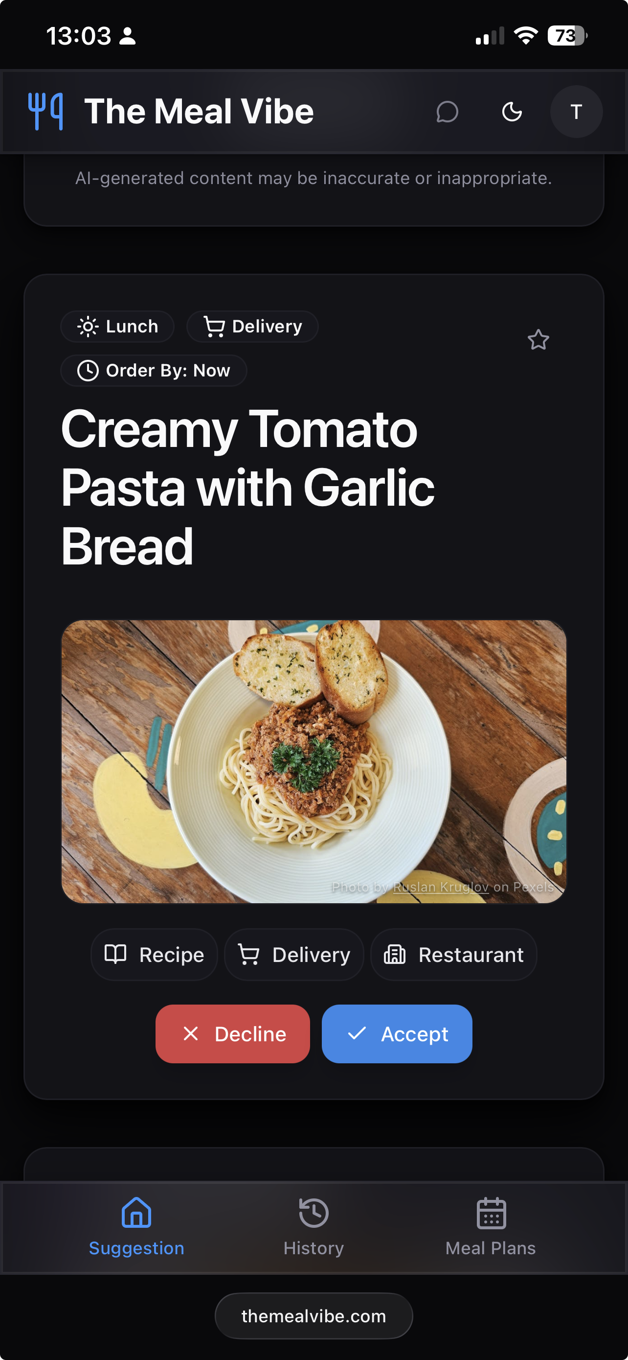 Got ingredients? We've got ideas.